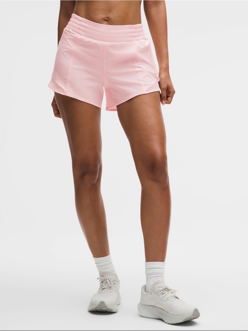 NWT Lululemon Hotty Hot High Rise Shorts 4” Pink Organza